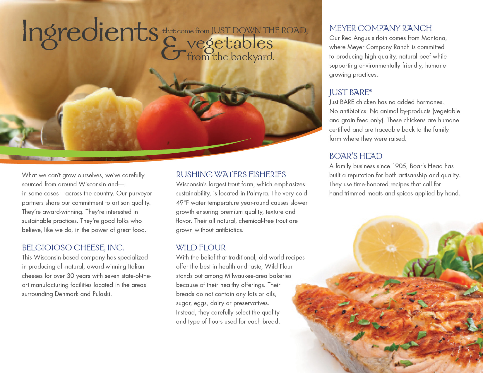 harvest market brochure