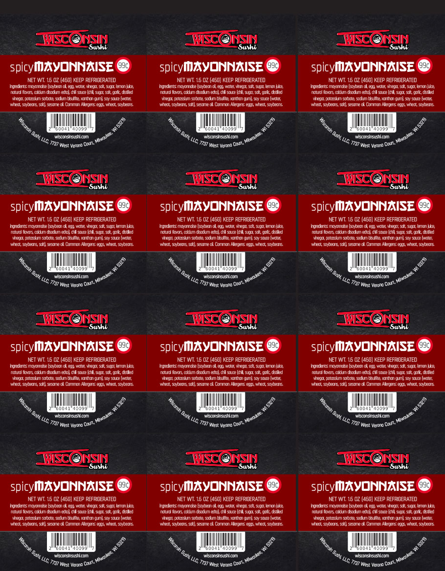 Wisconsin Sushi Labels